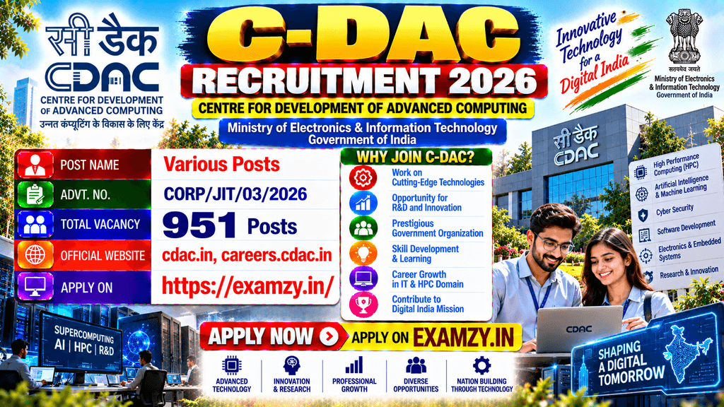 CDAC Recruitment 2026