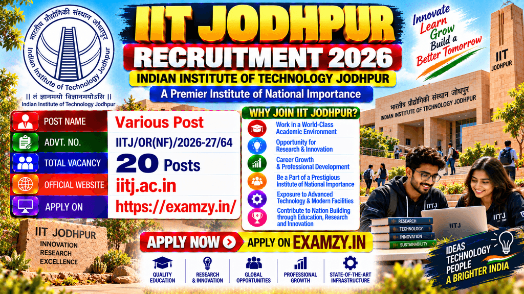 IIT Jodhpur Non Teaching Recruitment