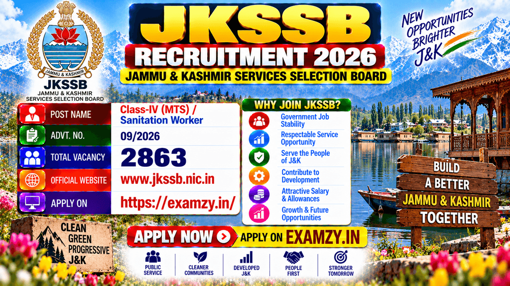 JKSSB Class 4 MTS Recruitment